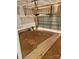 Spacious unfinished garage featuring an automatic door and ample room for two cars at 3506 14Th Sw Ave, Hickory, NC 28602