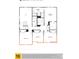 Second floor plan featuring four bedrooms, two bathrooms, and a loft space at 4453 Family Trail Dr, Indian Land, SC 29707