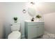 Bathroom with a sink vanity and toilet at 7039 Executive Cir, Denver, NC 28037