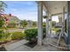 Inviting front porch with rocking chair and hanging flower baskets at 958 Skywater Dr, Fort Mill, SC 29715