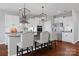 Modern kitchen with white cabinetry, stainless steel appliances, and granite countertops at 958 Skywater Dr, Fort Mill, SC 29715