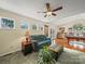 Relaxing recreation room with hardwood floors, pool table, and ample natural light at 1302 Hawthorne Rd, Lancaster, SC 29720