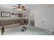 Bedroom featuring neutral carpet, decorative wall trim, and windows that provide ample natural light and privacy at 2156 Wedgewood Dr, Matthews, NC 28104