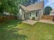 Well-maintained backyard featuring a lush lawn, patio area, privacy fence and mature trees at 2222 Camp Greene St, Charlotte, NC 28208