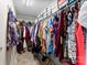 Walk-in closet with organized shelving, hanging racks, and neatly arranged items at 223 Green Meadows Dr, Kings Mountain, NC 28086