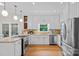 Stylish kitchen with granite counters, stainless appliances, and convenient breakfast bar at 2358 Sparrow Dr, Rock Hill, SC 29732