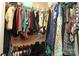 Walk-in closet with plenty of hanging storage at 3015 Rochester Ct, Monroe, NC 28110