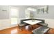 Charming dining area featuring a modern light fixture and comfortable seating at 3015 Rochester Ct, Monroe, NC 28110