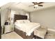 Relaxing main bedroom, neutral tones, large bed, and comfortable seating at 3015 Rochester Ct, Monroe, NC 28110