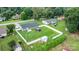 Spacious backyard featuring a white picket fence, gazebo and storage shed in a private backyard at 3545 Yorkland Dr, Hickory, NC 28601