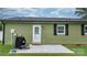 Back of home featuring a patio, siding, and neatly trimmed lawn at 3545 Yorkland Dr, Hickory, NC 28601