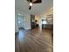 Bright kitchen features modern stainless steel appliances, gray cabinetry, and open floorplan at 5234 Bellflower Ln, Charlotte, NC 28227