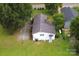 Birds-eye view of the house highlighting roof, landscaping and surrounding neighborhood at 80 Sumner Nw Ave, Concord, NC 28027