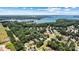 Aerial view of a property nestled in a lush, green neighborhood near Lake Norman Sailing Club at 1036 Foreman Ct, Denver, NC 28037