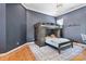 Charming bedroom features hardwood floors, bunk beds and plenty of sunlight at 149 Vista Bluff Ln, Mooresville, NC 28117