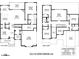 Detailed floor plan layout of a two-story home, illustrating room sizes and the overall structure of the home at 221 N Centurion Ln, Mount Holly, NC 28120