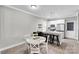 Eat-in kitchen featuring stainless steel appliances and a breakfast bar at 2662 14Th Ne St, Hickory, NC 28601