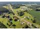 Aerial view highlights the property's location near Norris S. Childers Elementary School, ideal for families with children at 2694 Rock Dam Rd, Lincolnton, NC 28092