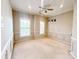 Spacious bedroom with neutral paint, crown molding and recessed lighting at 3114 Luke Crossing Dr, Charlotte, NC 28226