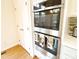 Stainless steel oven with glass door and white cabinets at 3114 Luke Crossing Dr, Charlotte, NC 28226