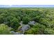 Overhead shot of house nestled in the trees at 5006 Crooked Oak Ln, Charlotte, NC 28226