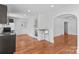 Open kitchen featuring modern appliances and a doorway leading to other rooms at 564 Greenway Dr, Statesville, NC 28677