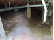 Clean crawl space with vapor barrier at 5823 Rupert Ln, Charlotte, NC 28215