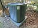 New HVAC unit on concrete pad at 5823 Rupert Ln, Charlotte, NC 28215