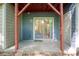 Covered patio with sliding glass doors at 9214 Arbourgate Meadows Ln, Charlotte, NC 28277