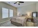 The bedroom features a bed, side tables with lamps, and windows at 9507 Pointer Rd, Huntersville, NC 28078