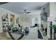Inviting living room with neutral tones, fireplace, and stylish decor at 9507 Pointer Rd, Huntersville, NC 28078