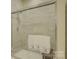 The shower features tiled walls with a glass door at 9507 Pointer Rd, Huntersville, NC 28078