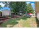 Backyard features a hammock, plants, and a shed at 1668 Tate Rd, Rock Hill, SC 29732