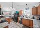This kitchen offers granite countertops, stainless appliances and an eat-in breakfast area at 1668 Tate Rd, Rock Hill, SC 29732