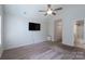 Spacious bedroom with a ceiling fan and an en-suite bathroom at 1782 Oakdale Rd, Rock Hill, SC 29730