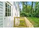 New back deck with backyard view at 2732 Mayfair Ave, Charlotte, NC 28208