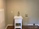 Laundry room with deep utility sink, and vinyl flooring at 6218 Old Pageland Marshville Rd, Marshville, NC 28103