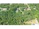 A lush, green community filled with trees, homes, and serene streets captured from an aerial perspective on a beautiful summer day at 6616 Woodlawn Ln, Indian Trail, NC 28079