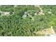A lush, green community filled with trees, homes, and serene streets captured from an aerial perspective on a beautiful summer day at 6616 Woodlawn Ln, Indian Trail, NC 28079