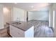 Kitchen featuring a large island with a stainless steel sink and granite countertops at 1542 Antioch Dr, Conover, NC 28613