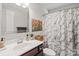 Bathroom features a vanity and shower-tub combination at 1774 Timmons Marie Ln, Lincolnton, NC 28092
