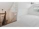 Finished bonus room with a ceiling fan, and large storage shelves at 2656 Polo Club Blvd, Matthews, NC 28105
