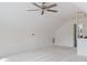 Spacious bonus room with a ceiling fan, and a large window at 2656 Polo Club Blvd, Matthews, NC 28105