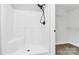 Bathroom with step in shower, modern fixtures and walk in closet at 3853 Carl Parmer Dr, Harrisburg, NC 28075