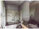 Bathroom featuring a tub and toilet at 551 Sylvan Sw St, Concord, NC 28025