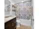 Cozy bathroom features a shower and tub at 622 S Carolina Ave, Statesville, NC 28677