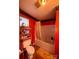 Functional bathroom with tub, shower, toilet and storage at 7333 Rosehall Dr, Charlotte, NC 28227