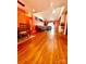 Beautiful living room with hardwood floors, comfortable seating, and bright lighting at 7333 Rosehall Dr, Charlotte, NC 28227