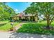 Inviting home exterior with a brick path, covered porch, and well-maintained lawn at 106 Guffey Rd, Cherryville, NC 28021