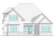 Rendering of two-story home with brick base, siding, and welcoming front porch at 156 Triple Ponds Ct, Clover, SC 29710